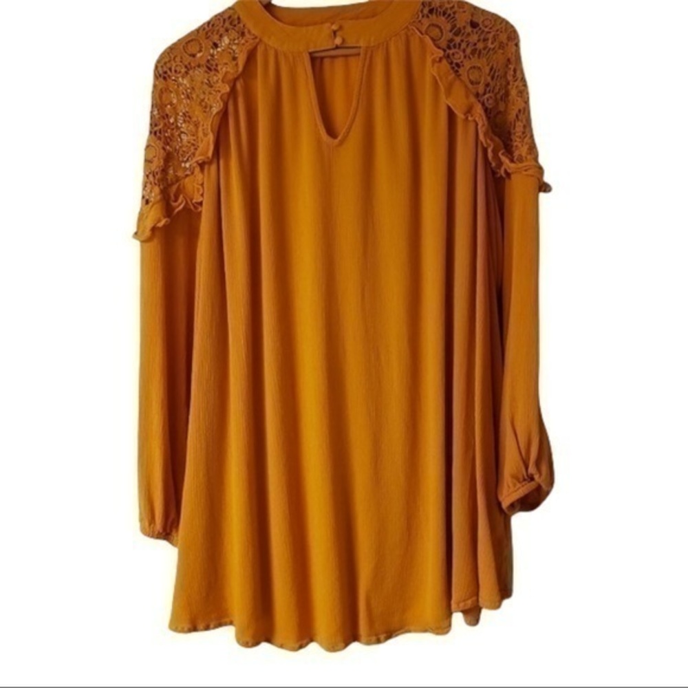 Roaman’s Harvest yellow blouse